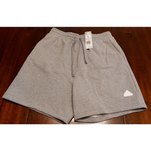 NWT Adidas Sportswear Fleece Shorts Gray | Mens Size Large L NEW